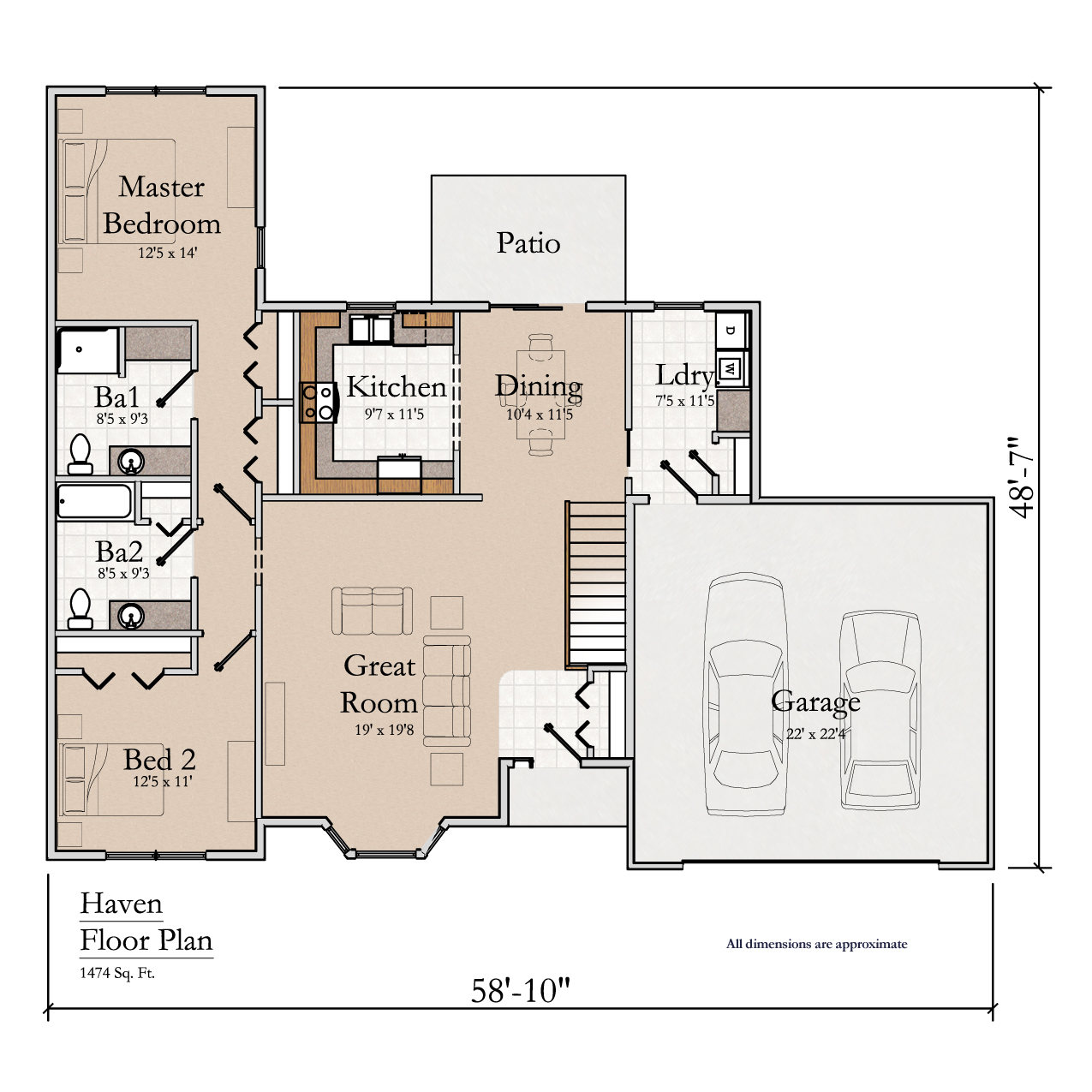 Hamilton Grove, Independent Living, Floorplan, Haven