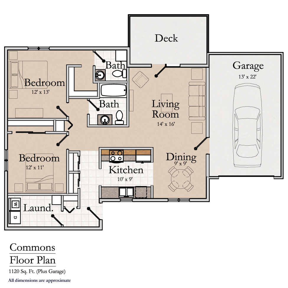 Walnut Hills Commons 1120 Plan