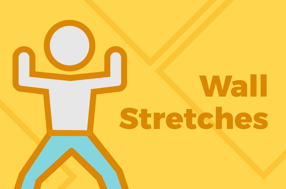 Graphic showing wall stretching