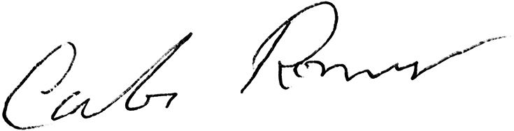 Carlos Romero Signature