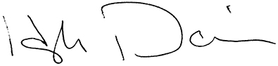 Hugh Davis Signature