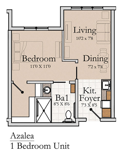 GM Azalea AL Floorplan