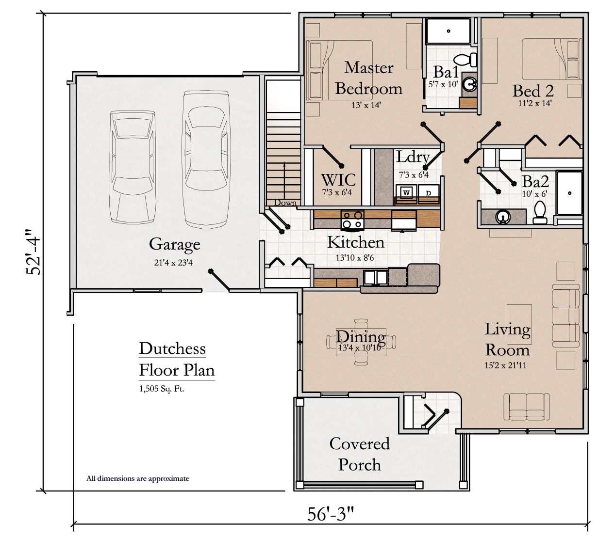 Dutchess Floorplan