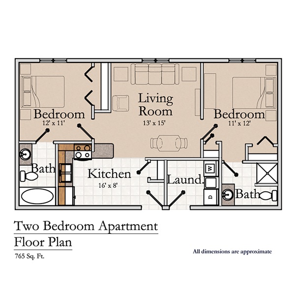 Walnut Hills Two Bedroom Apartment