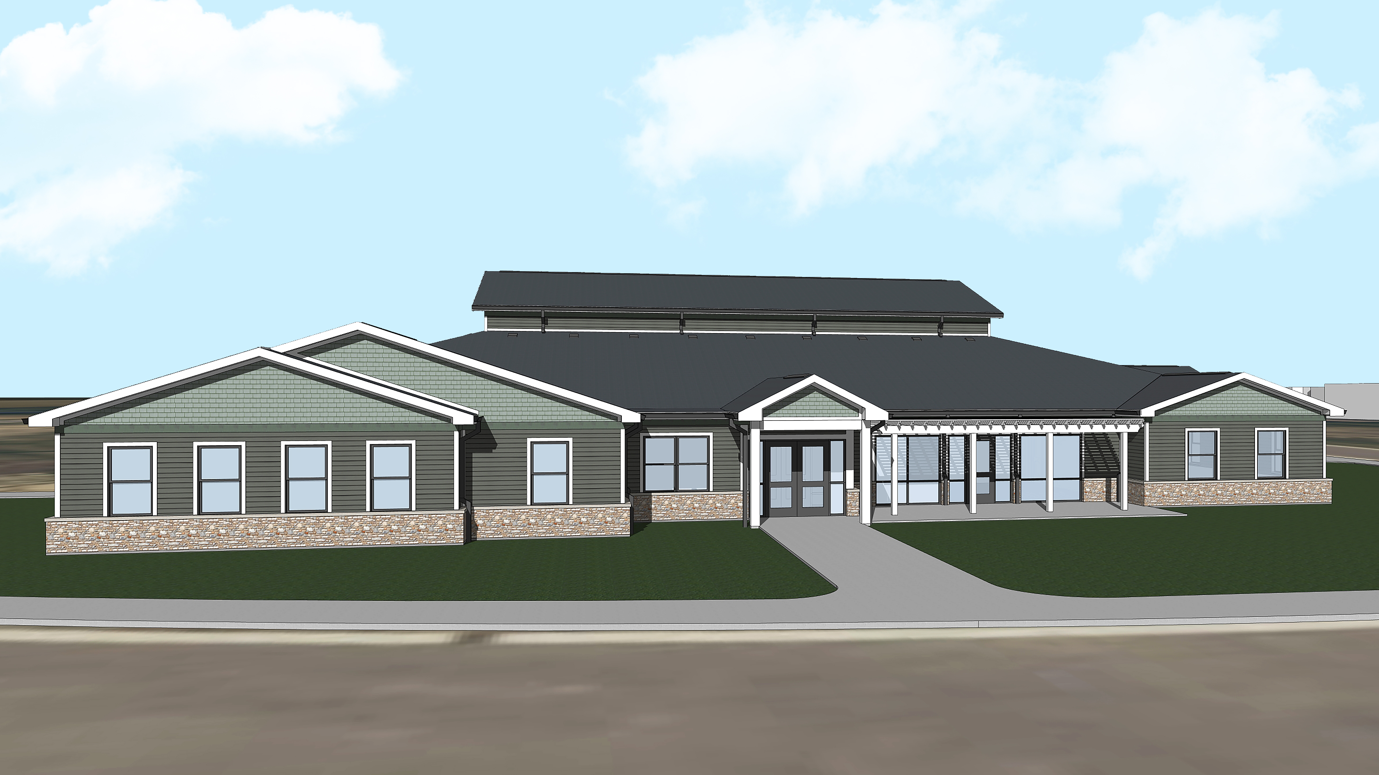 Orchard Clubhouse Rendering